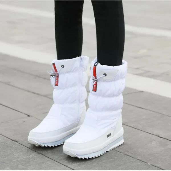 2025 Women's Snow Boots – Waterproof, Non-Slip, Plush Fur Mid-Calf Winter Platform Boots - Image 15