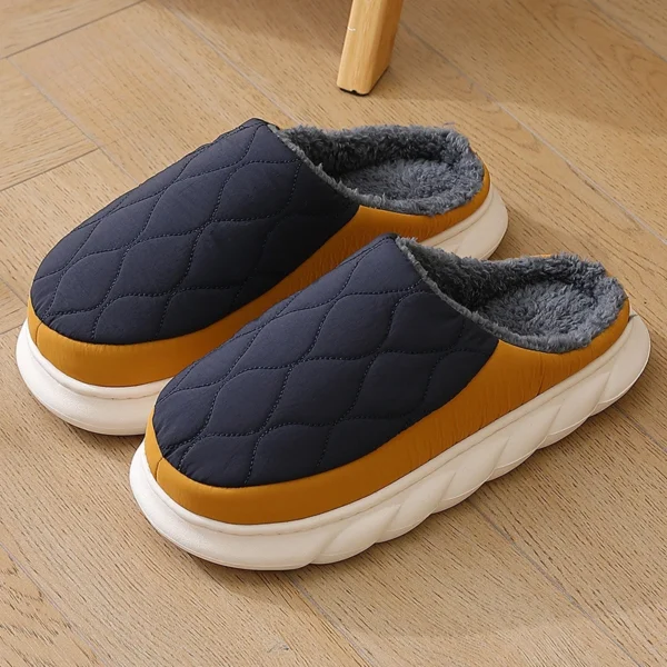 Winter Warm Home Slippers – Non-Slip, Plush, Soft Sole, Unisex, Plus Size - Image 7