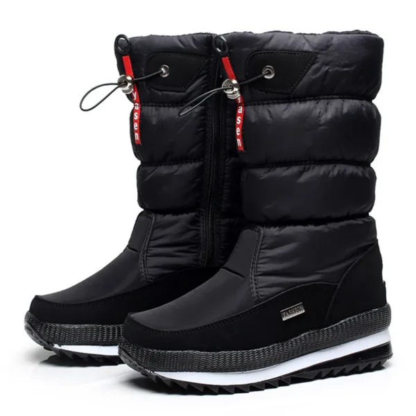 2025 Women's Snow Boots – Waterproof, Non-Slip, Plush Fur Mid-Calf Winter Platform Boots - Image 8