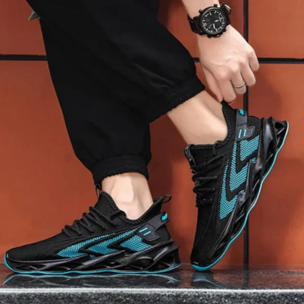 Men's Breathable Sneakers – Fashionable, Non-Slip, Lightweight Outdoor Running Shoes - Image 13