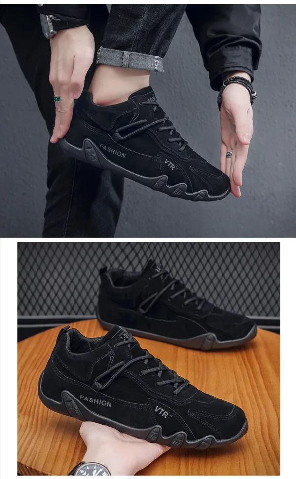 2025 Men's Winter Casual Shoes - Lace-Up Non-Slip Loafers - Image 20