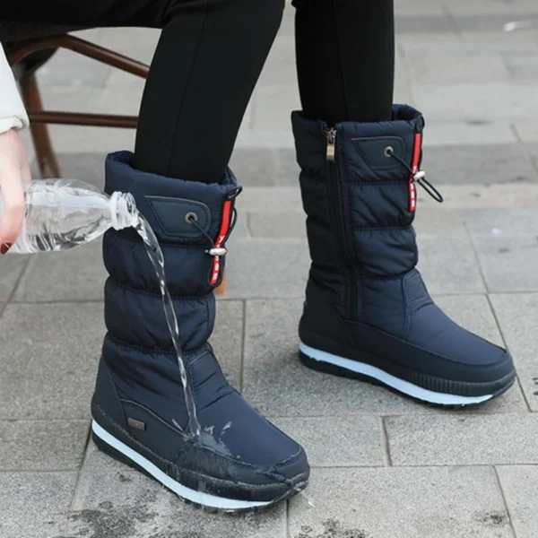 2025 Women's Snow Boots – Waterproof, Non-Slip, Plush Fur Mid-Calf Winter Platform Boots - Image 21