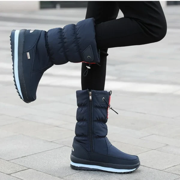 2025 Women's Snow Boots – Waterproof, Non-Slip, Plush Fur Mid-Calf Winter Platform Boots - Image 22