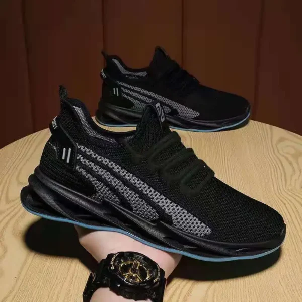 Men's Breathable Sneakers – Fashionable, Non-Slip, Lightweight Outdoor Running Shoes - Image 9