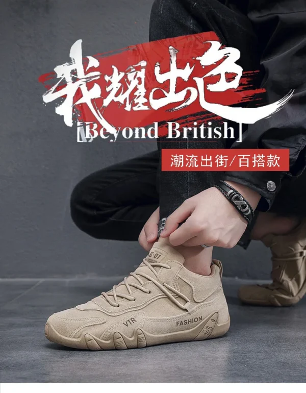 2025 Men's Winter Casual Shoes - Lace-Up Non-Slip Loafers - Image 7