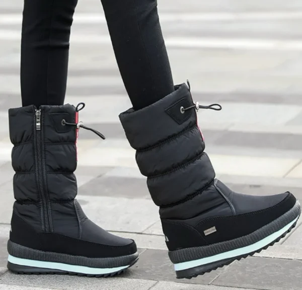 2025 Women's Snow Boots – Waterproof, Non-Slip, Plush Fur Mid-Calf Winter Platform Boots - Image 18