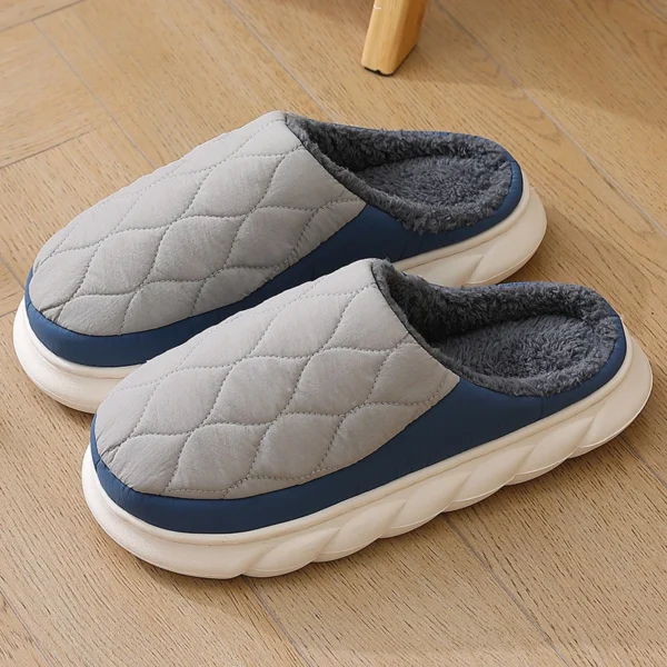 Winter Warm Home Slippers – Non-Slip, Plush, Soft Sole, Unisex, Plus Size - Image 8