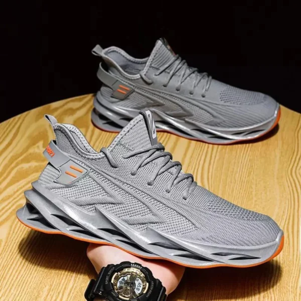 Men's Breathable Sneakers – Fashionable, Non-Slip, Lightweight Outdoor Running Shoes - Image 8