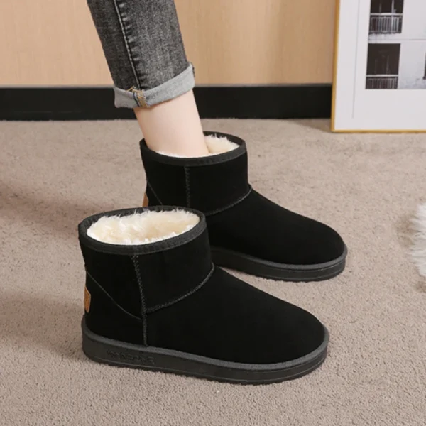 2025 best Fashion Women’s Platform Snow Boots – Fur Ankle Boots, Non-Slip, Casual Cotton Shoes - Image 19