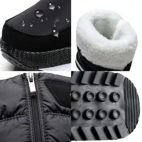 2025 Women's Snow Boots – Waterproof, Non-Slip, Plush Fur Mid-Calf Winter Platform Boots - Image 6